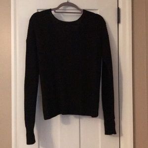 Open back sweater